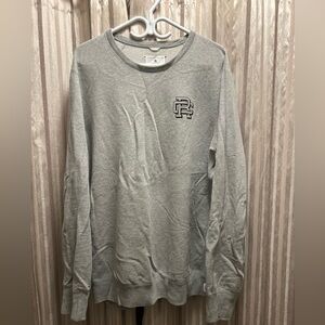 Reigning Champ Men's Gray Sweater, Size XL